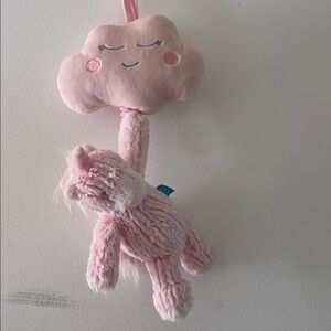 Pink Cloud and Unicorn Musical Plush Toy